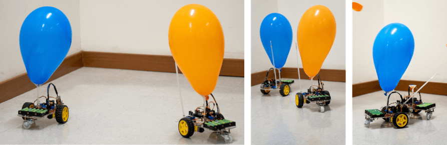 battlebot-arduino estouta balão