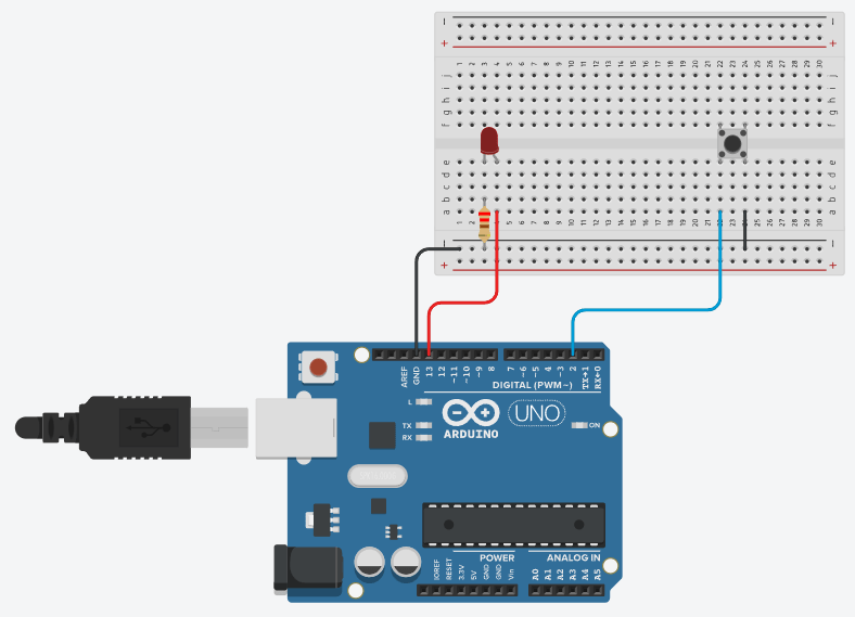 diagrama arduino led