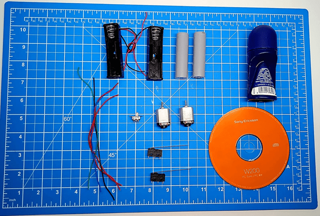 materiais robô BUG